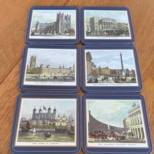 Vintage English Life cork coasters